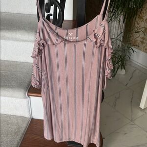 American Eagle Outfitters Mauve Striped Camisole